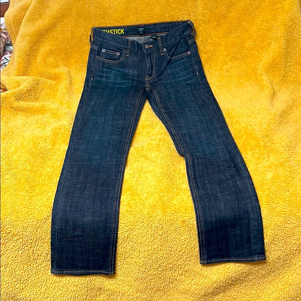 J. Crew Matchstick stretch jeans.
NWOT